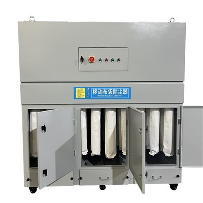 Мобильный рукавный пылесборник